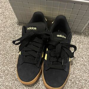 Adidas Black and Yellow Casual Sneakers